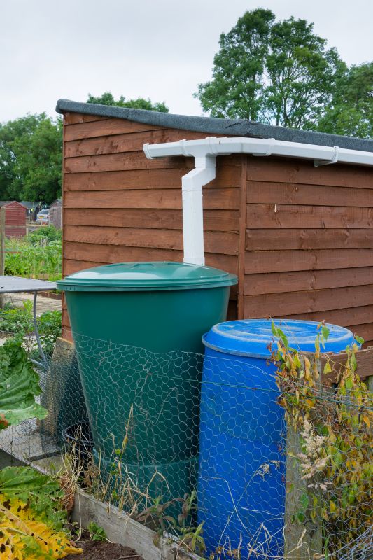 Wood Rain Gutter Installation